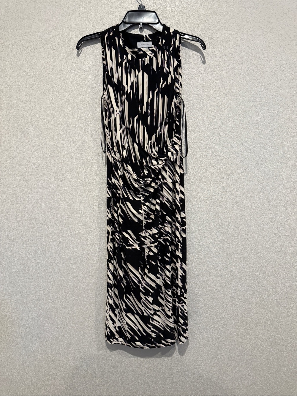 Marc New York Black & White Printed Maxi Skirt